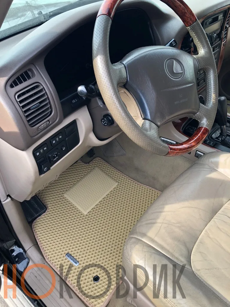 Автомобильные коврики ЭВА (EVA) для Lexus LX470 II (J100 5 мест) 1998-2007 