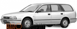 Автомобильные коврики ЭВА (EVA) для Nissan Avenir I правый руль (W10 4WD) 1990-1999 