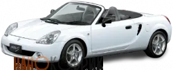 Автомобильные коврики ЭВА (EVA) для Toyota MR-S правый руль (W30 купе) 1999-2007 