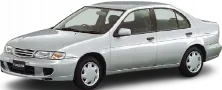 Nissan Pulsar V правый руль седан (N15 2WD) 1997-2000